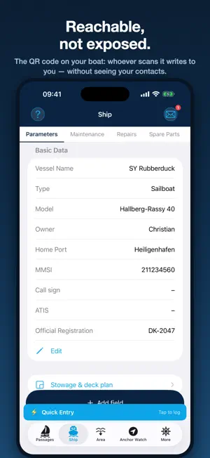 Rubberduck: Sailing Log NMEA screenshot 1
