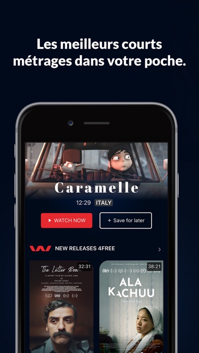 Screenshot #1 pour WeShort: Streaming Short Films