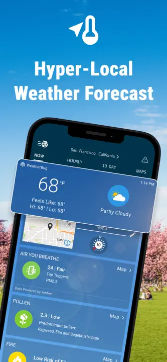 WeatherBugのスクリーンショット（2/9）