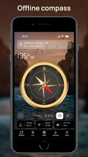 The Best Compass & GPS screenshot 1