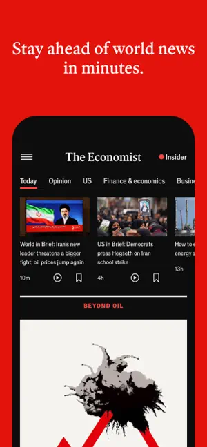 The Economist: News & Analysis iPhone screenshot 2