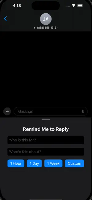Reply Later screenshot 2