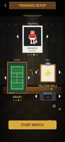 PixelTennis iPhone screenshot