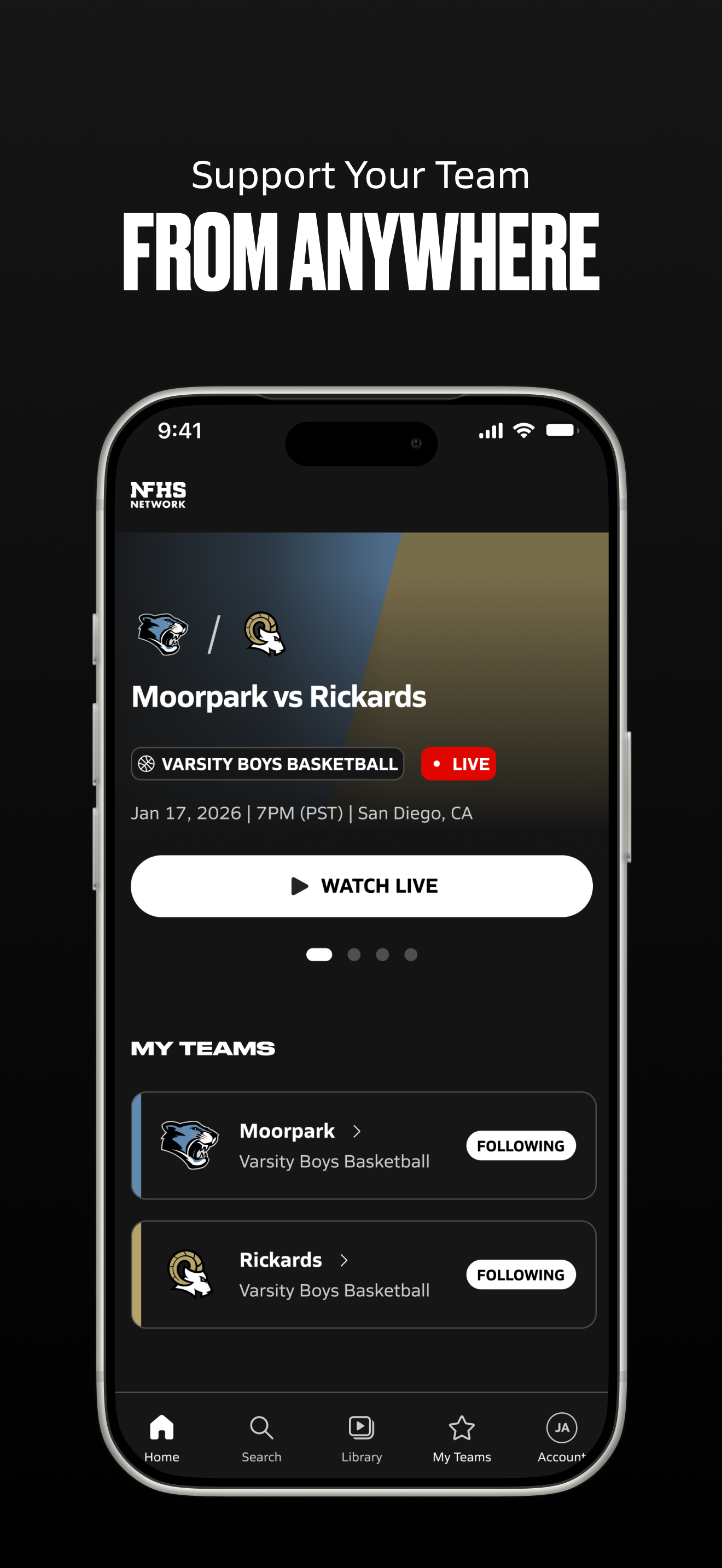 NFHS Network screenshot 5