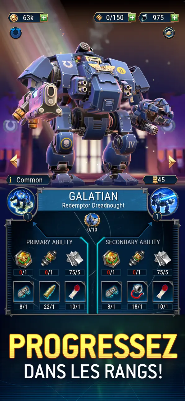 Warhammer 40,000: Tacticus ™ iOS Mod IPA screenshot 3 - iOS game interface