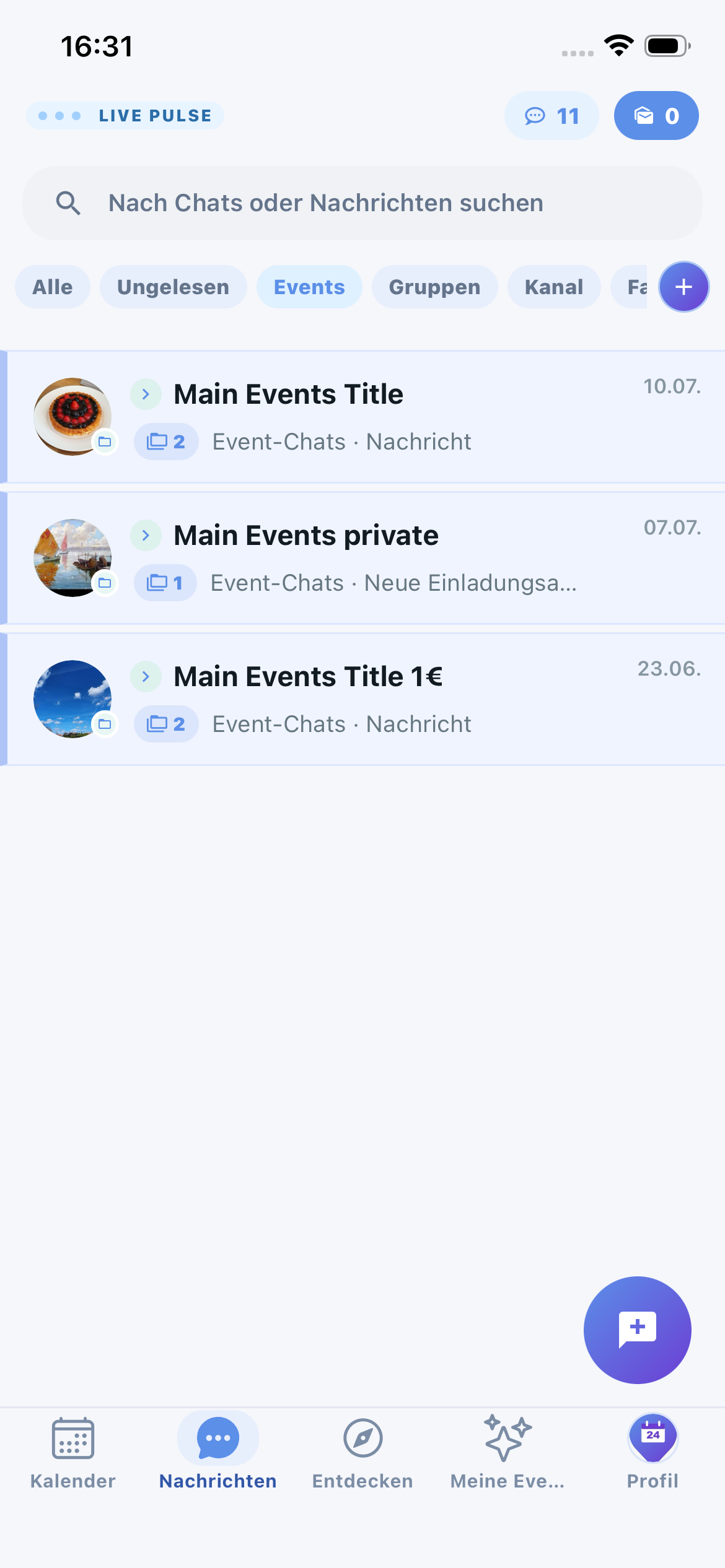 Main Events screenshot 9