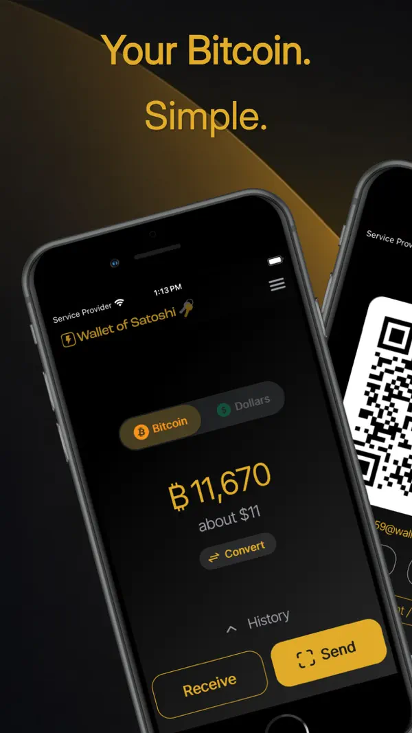 Wallet of Satoshi iPhone App Screenshot 1 – Finanzen