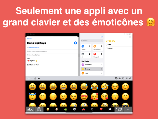 Screenshot #5 pour Big Keys Clavier