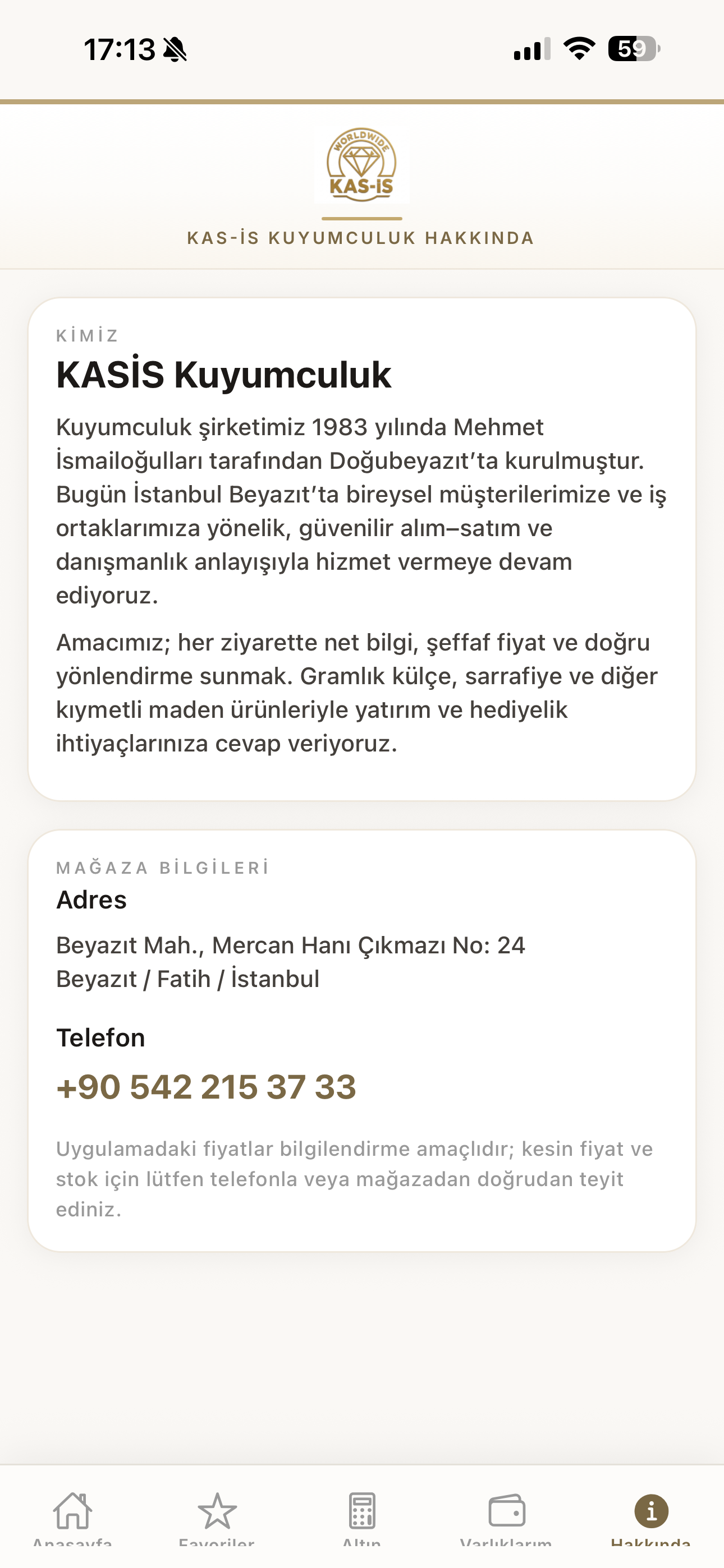 Kas-is Kuyumculuk