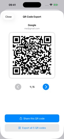 OTP Safe - Store your 2FA screenshot