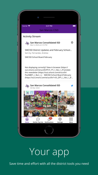 San Marcos CISD Screenshot