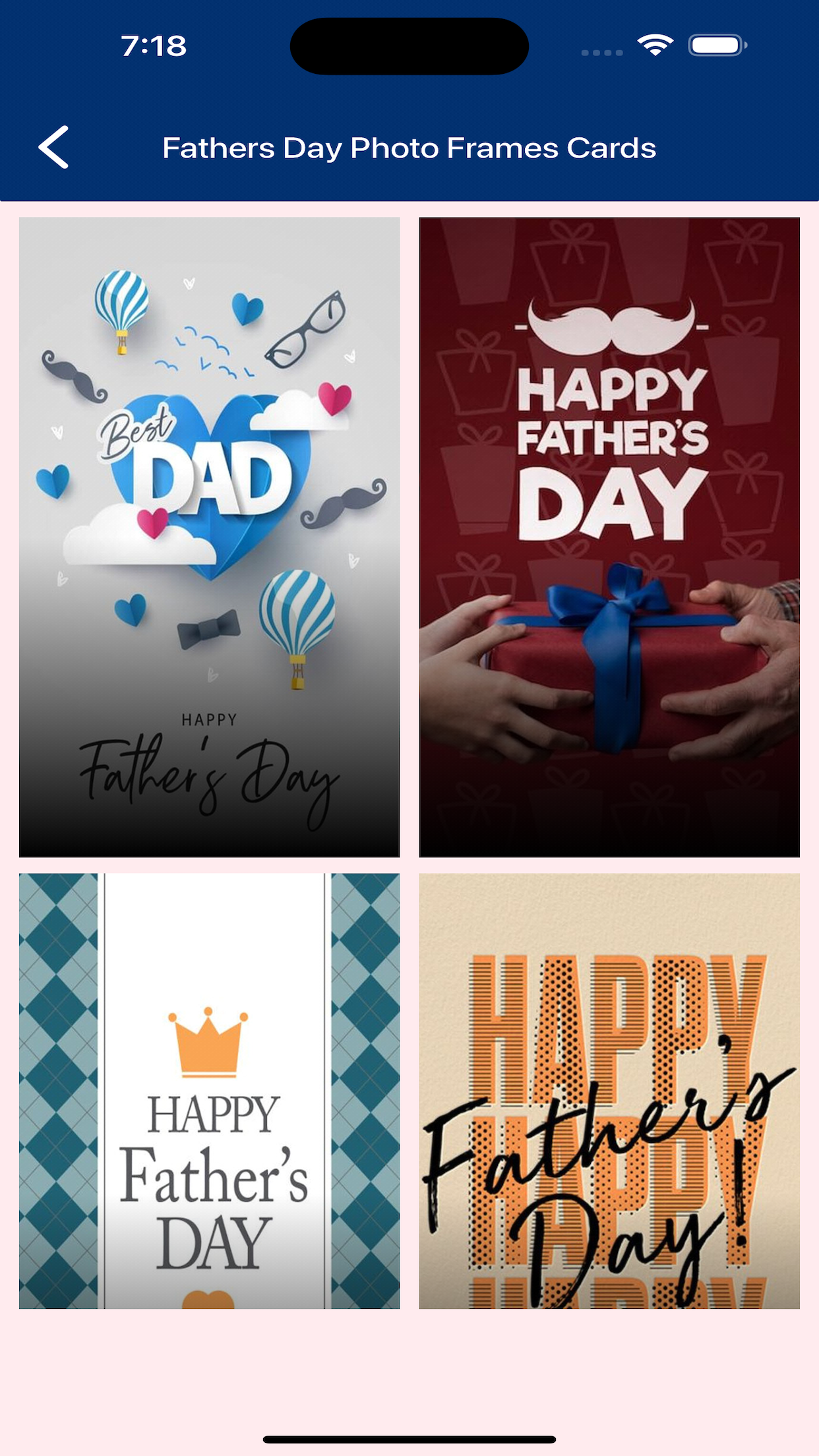Fathers Day Photo Frames Cards