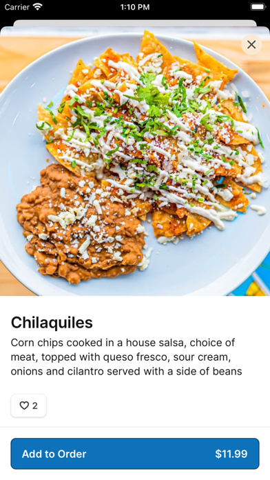 Fonda Lupita iPhone screenshot 4 - Food & Drink app