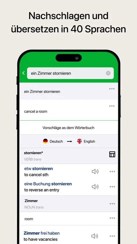 PONS Übersetzer & Wörterbuch screenshot 3 of 7