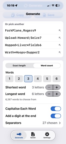 Easy Password Generator Pro Screenshot 2 of 5
