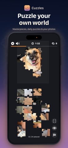 Cuzzles: Photo Jigsaw Puzzles iPhone screenshot