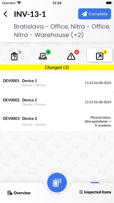 CDESK Asset Inventory Screenshot