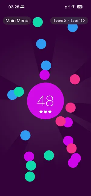 Hue Balls – Match the Colors screenshot 1