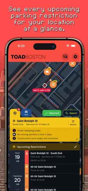 Toad - Parking Alerts screenshot 1