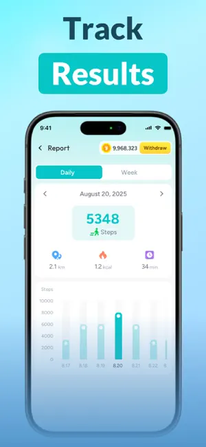 WalkStep: Tracker & Reward screenshot 3