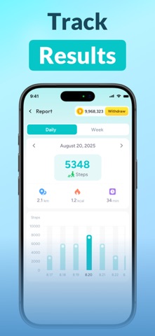 WalkStep: Tracker & Reward Screenshot 3 of 5