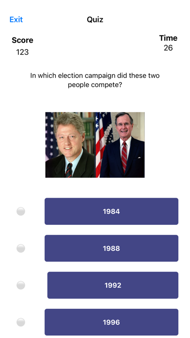 Presidential Elections Game Screenshot
