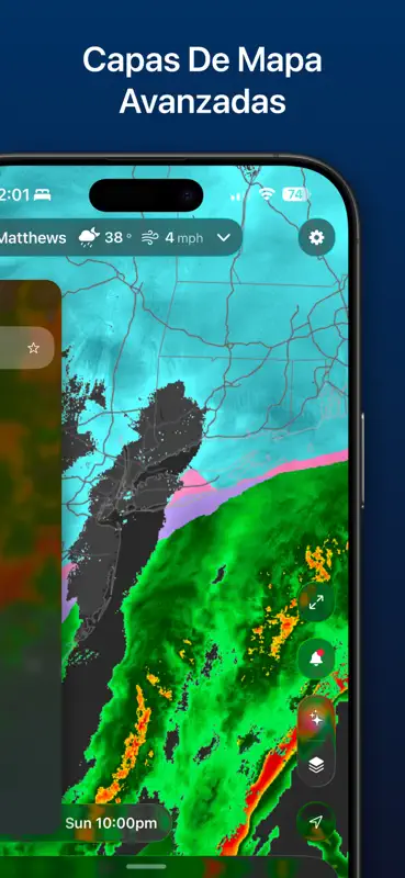 Storm Radar: mapa del tiempo screenshot 3 of 10