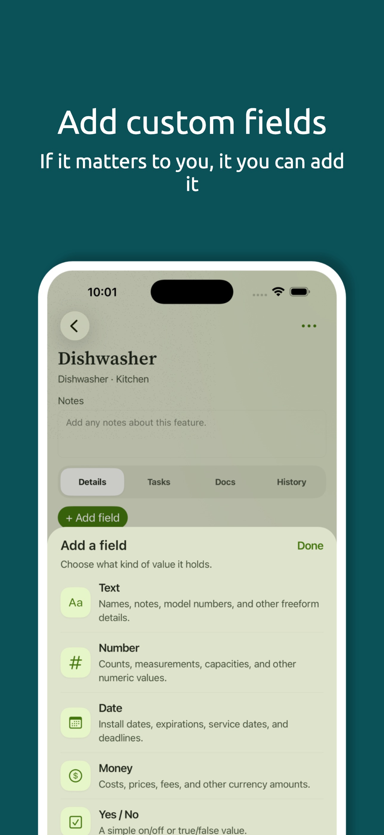 Screenshot 4 of Lime Log: Home Maintenance