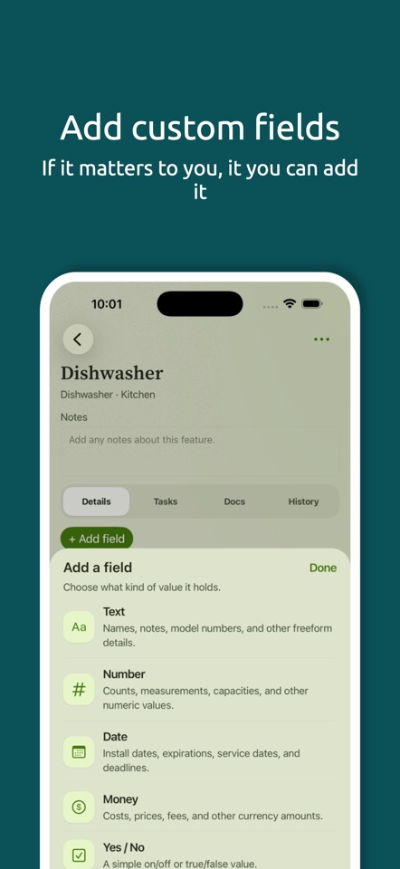 Lime Log: Home Maintenance screenshot 4