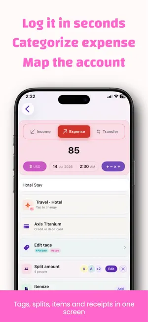 Budgetary: Expense Tracker screenshot 2