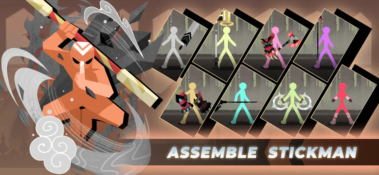 Stickman vs Monster: Idle RPG Hack screenshot 2 - iOS game interface
