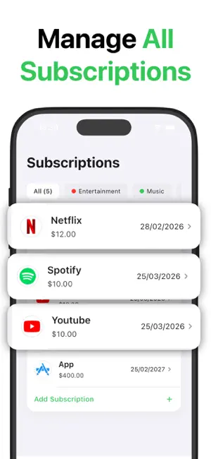 Cancel Subscription: Manager screenshot 2
