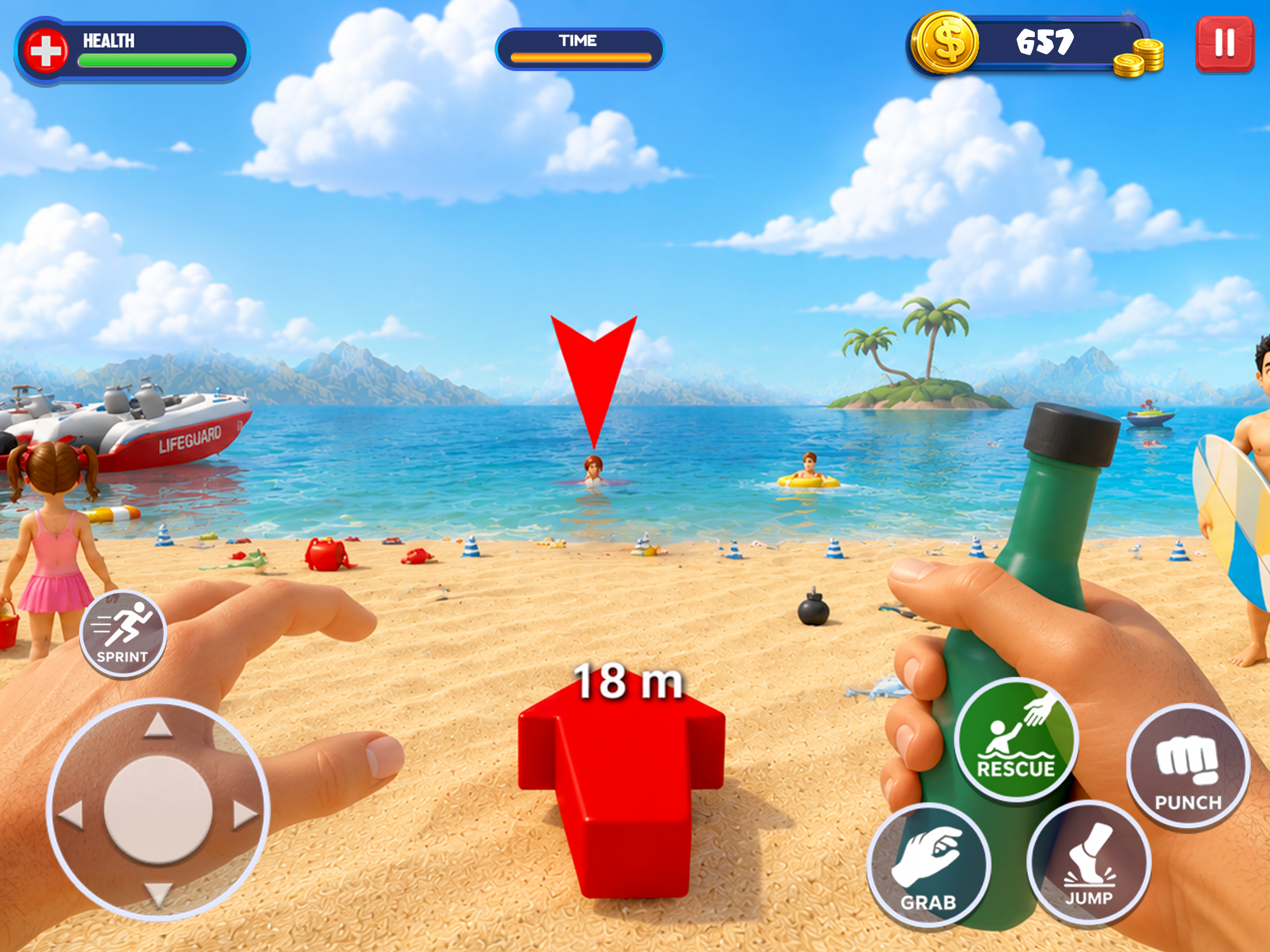 I Am Lifeguard : Security Game