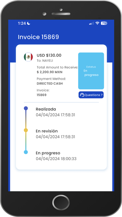 Maxi Money Status Screenshot