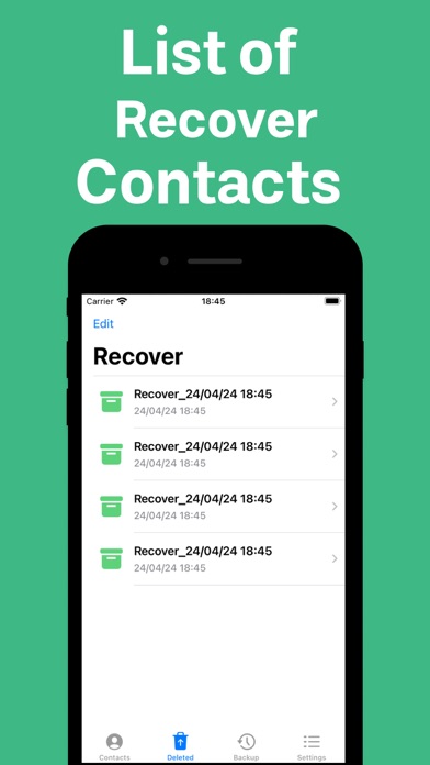 Contacts cleaner duplicate Screenshot