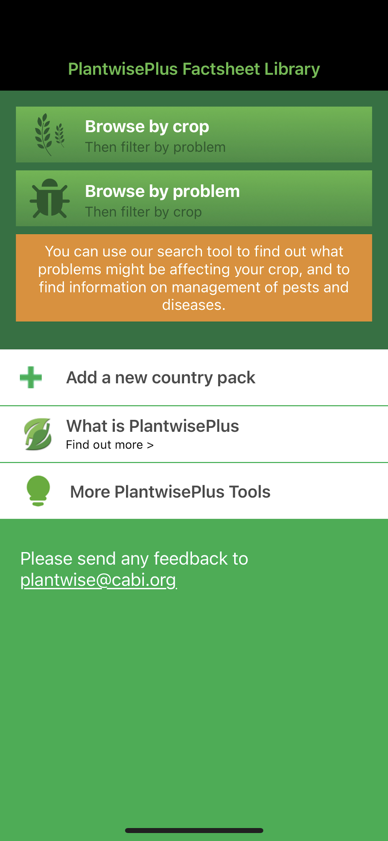 PlantwisePlus Factsheets