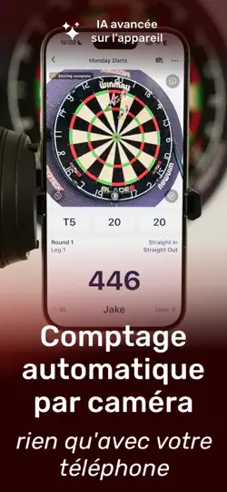 Capture d'écran de DartsOn: Compteur Fléchettes sur iPhone 2