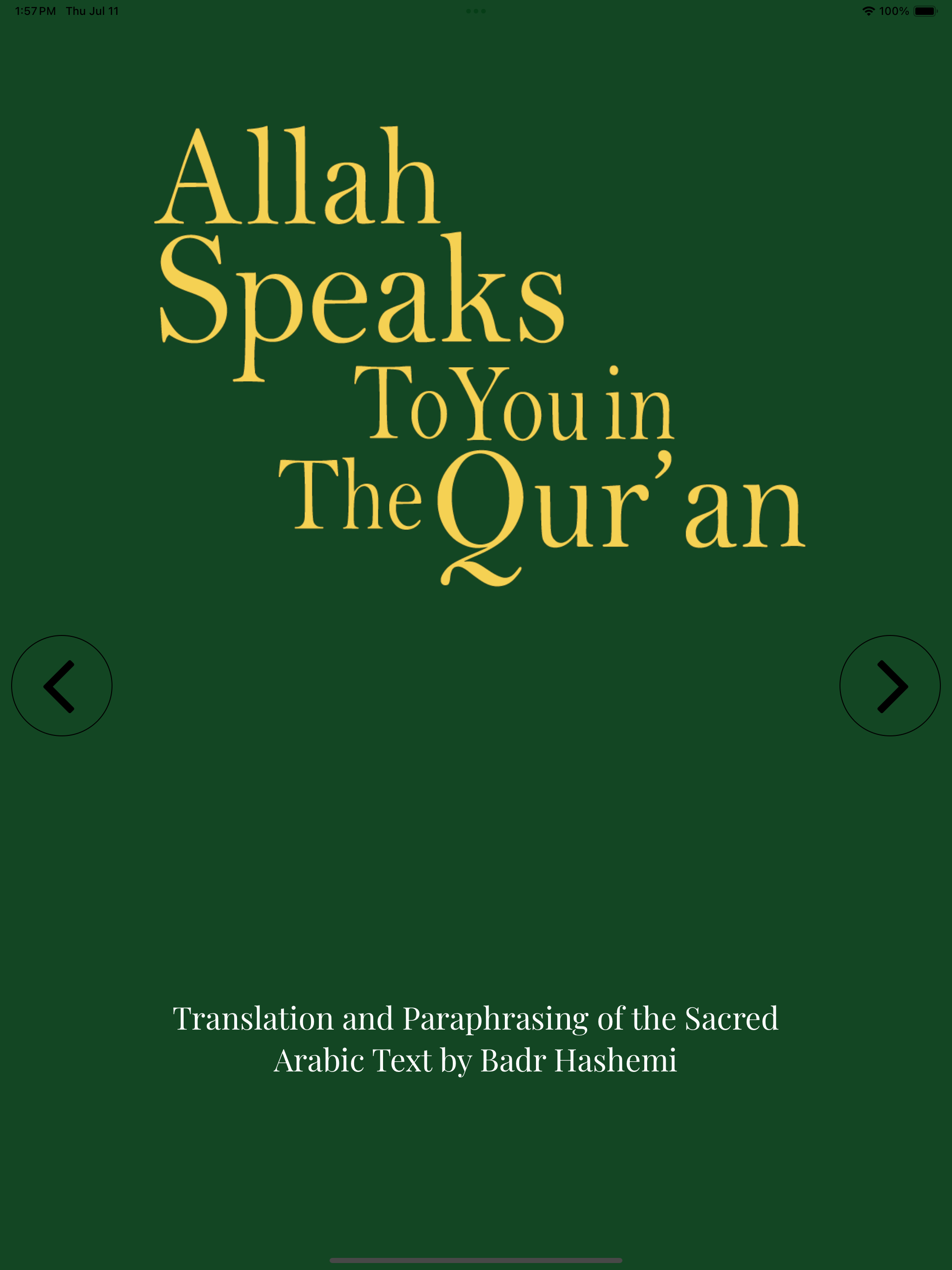 Allah Speaks in Quran