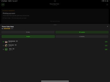 Paddle Rating: Pickleball iPad screenshot