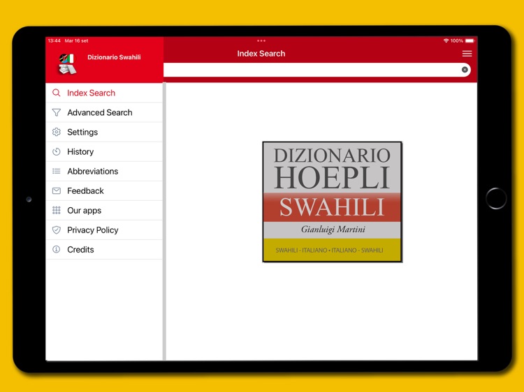 Swahili-Italian Dictionary