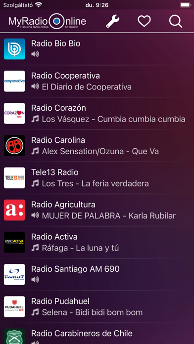 MyRadioOnline - Chile Screenshot