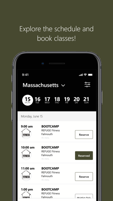 REFUGE Fitness iPhone screenshot 3 - Health & Fitness app