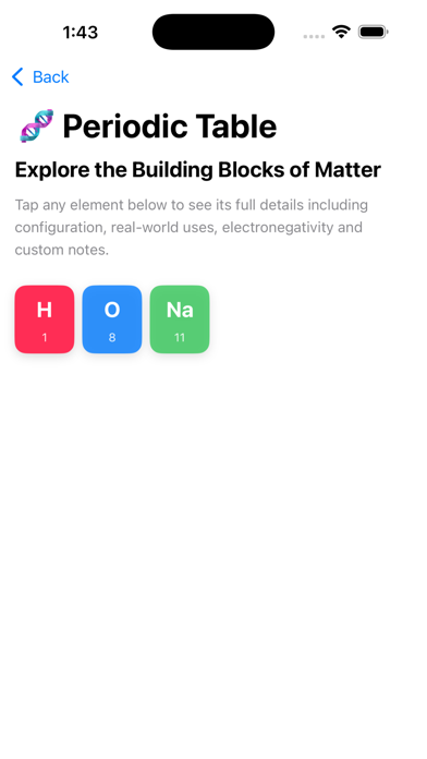 PeriodicPlan Screenshot