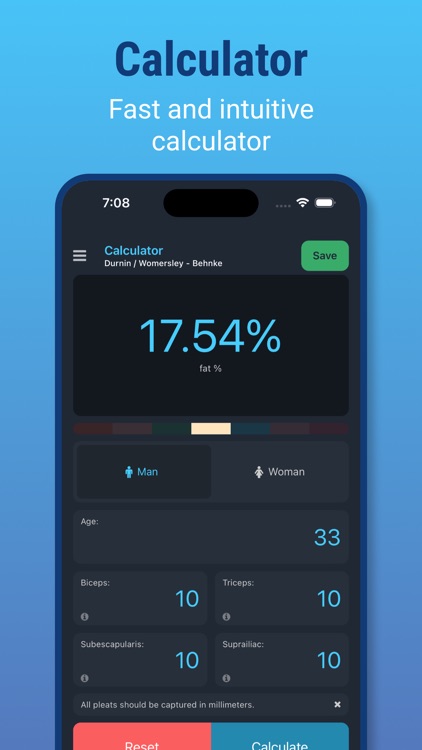 Plixi - Fat Calculator