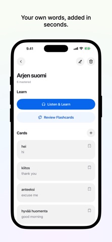Vocabbie: Finnish and 89 Langs screenshot