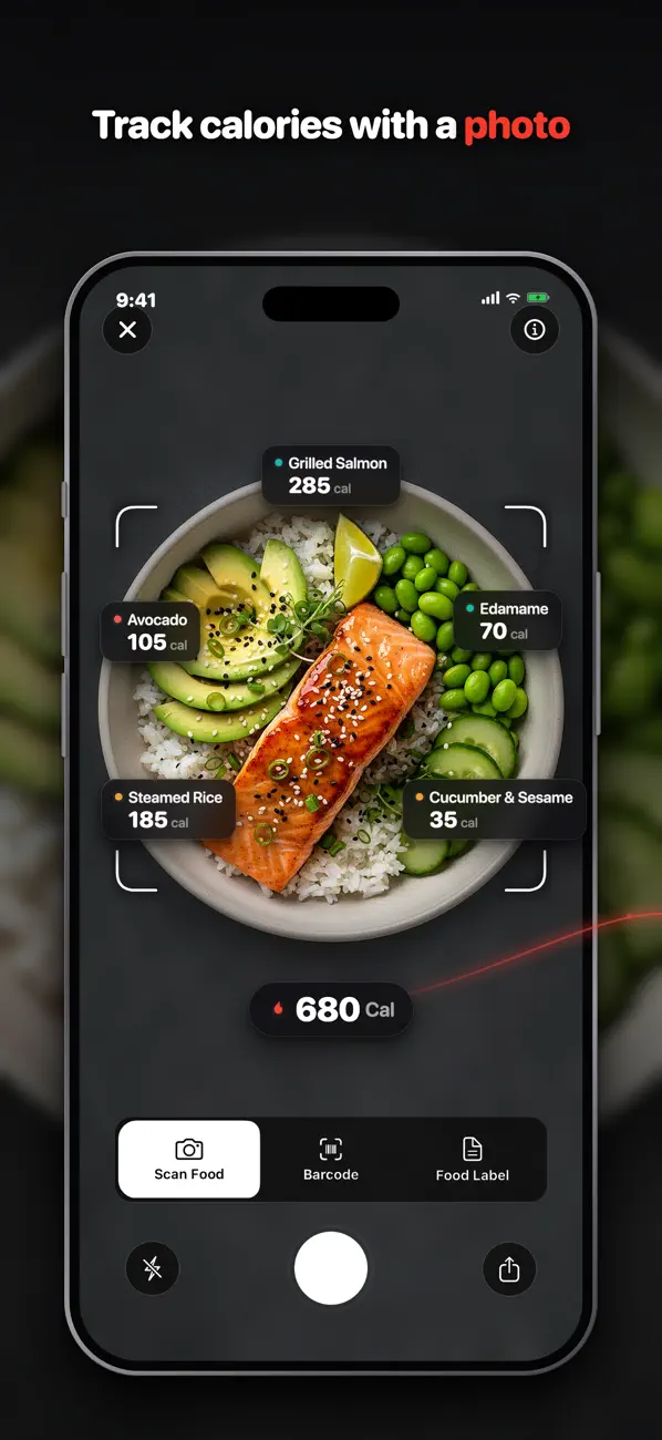 Screenshot #1 pour Bite AI: Calories en Photo