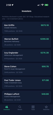 InvestorLens screenshot 1