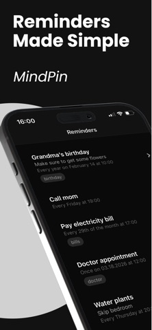 Simple Reminders - MindPin Screenshot 1 of 5