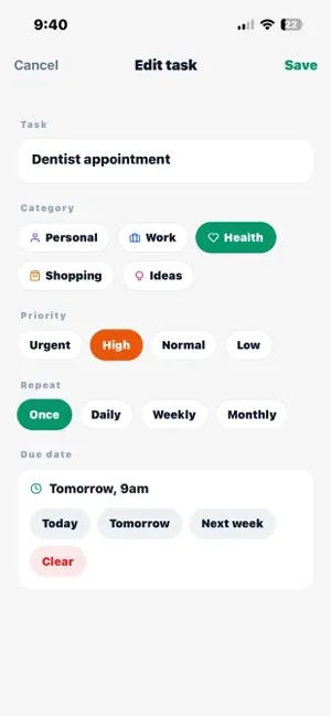 Flowmark - Plan Focus Finish screenshot 2
