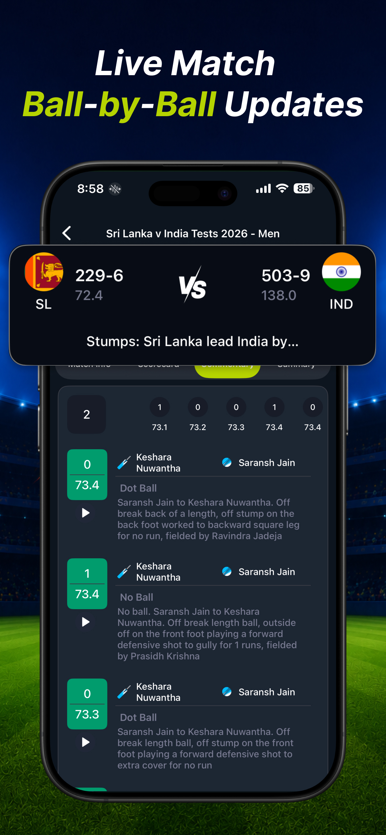 Live Cricket TV - 2026 screenshot 3